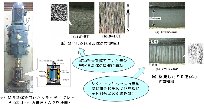 電気粘性(ER)流体の開発 - 健康/医学